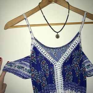 Cold Shoulder Maxi Coverup